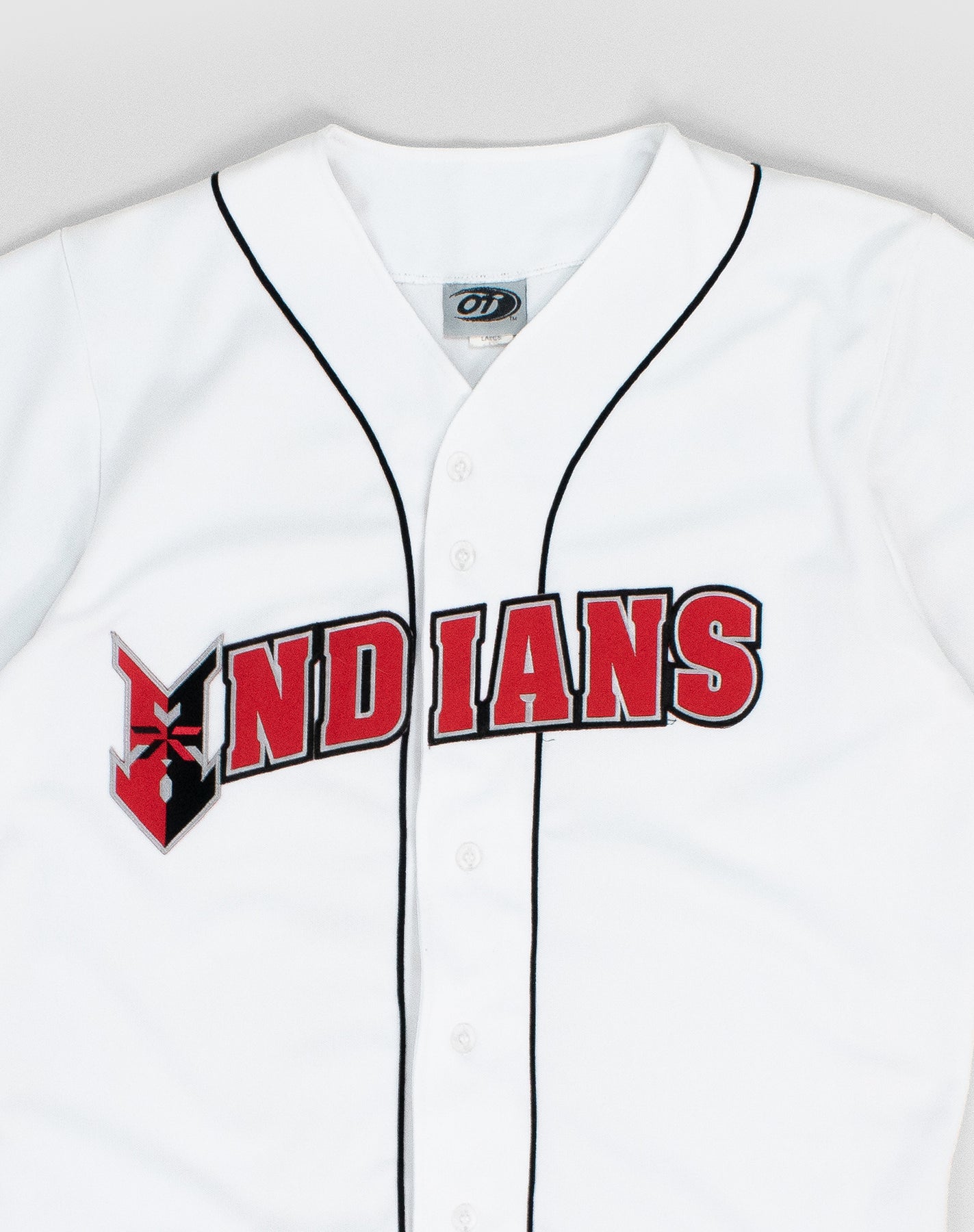 OT Sports Indianapolis Indians Youth Grey Road Replica Jersey SM / No